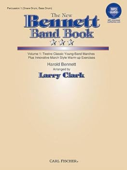 Paperback JB90 - The New Bennett Band Book - Percussion 1 Vol. 1 (CONCERT BAND/HA) Book