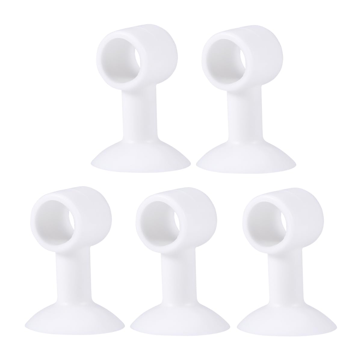 BESPORTBLE Punch-Free Door Stopper Invisible Anti-Collision Bedroom Door Stop Entrance Anti-Collision Buffer Silicone Catch Stopper Silicone Catch Stopper 5 Pieces Anti-