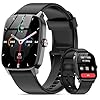 Smart Watch for Men Women Bluetooth Call, 1.85" HD Touch Screen AI Voice Smartwatch, Fitness Tracker 24/7 Heart Rate/Sleep Monitor, 120+ Sports Modes, IP68 Waterproof, smartwatch for Android & iOS
