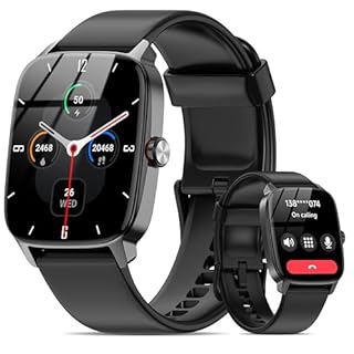 Smart Watch for Men Women Bluetooth Call, 1.85" HD Touch Screen AI Voice Smartwatch, Fitness Tracker 24/7 Heart Rate/Sleep Monitor, 120+ Sports Modes, IP68 Waterproof, smartwatch for Android & iOS