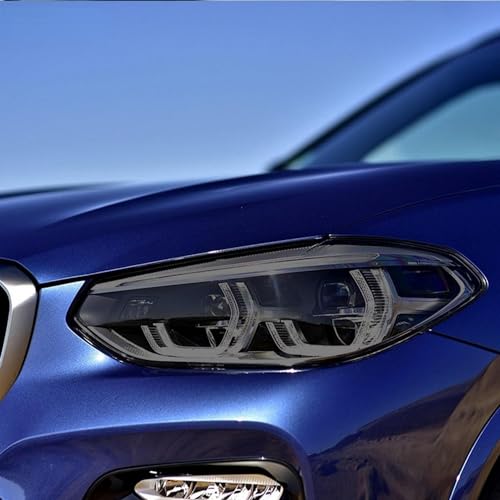 Film protection phare BMW X3 G01 2020 F25 M 2014 autocollant TPU noir transparent JCAKES
