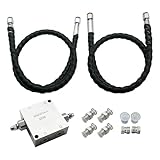 Amagogo Mini Excavator Cushion Valve Kit M14x1.5 Threaded Ends Accessory Sturdy High Spare Part Steel