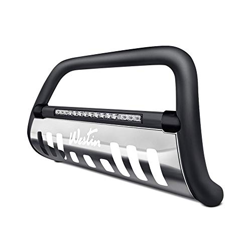 Image of WESTIN Automotive Products 32-3555L Textured Black Ultimate LED Bull Bar