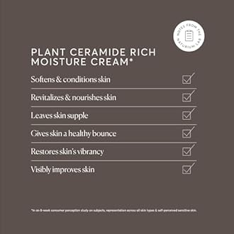 Naturium Plant Ceramide Rich Moisture Cream, Hydrating & Anti-Aging Skincare, 1.7 oz