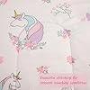 Viviland Unicorn Toddler Comforter Sets, Cute Girls Toddler Bedding Set, Soft Microfiber Toddler Bed Set #2