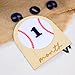 Baseball Baby Monthly Milestone, Wooden Baby Milestone Signs, Monthly Milestone Wood Discs, Baby Milestone Discs, Baby Photo Props Cards Interchangeable Number Set of 12 for Baby Growth Recording