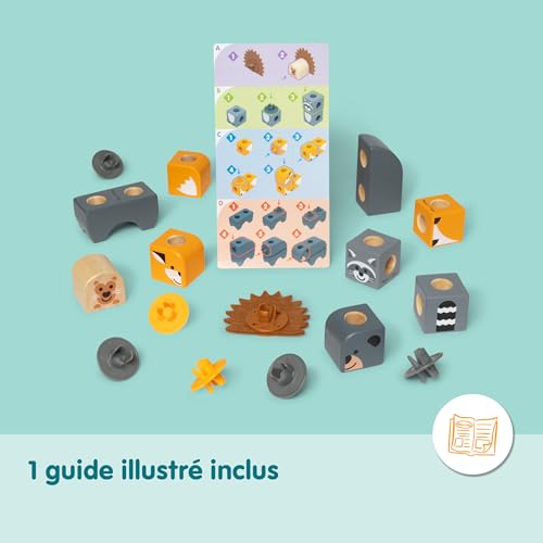 Melissa & Doug Les Animaux De La Forêt 16 Pièces Blockables Melissa & Doug - vue 8