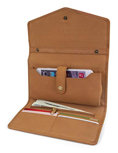 Timberland Women's RFID Leather Crossbody Wallet Phone Bag With Detachable Crossbody Strap2