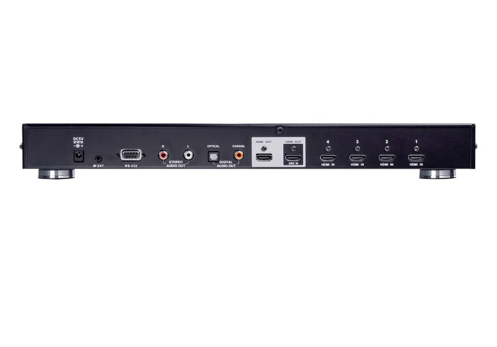 Aten Vs482b - Video/audiO-Schalter - 4 X Hdmi - Desktop, An Rack Montierbar (vs482b)
