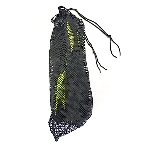 OATIPHO Ankle Flippers Mesh Bag Tote Bag for Snorkeling Diving Bodyboarding Breathable Gear Storage Load Capacity for Vacations Black