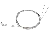 Bicycle Stainless Steel Inner Shift Brake Cable MTB Road Bike Shifting Zinc Coat Inside Line 2000mm Shifter Derailleur(Zinc MTB Brake x2)