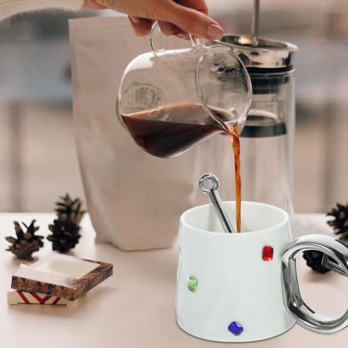 Taza de cerámica elegante y resistente con acabado suave para té 7