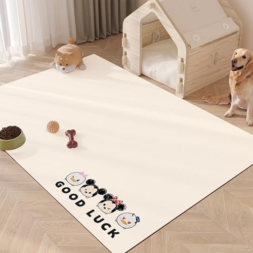 犬 カーペット 下敷きマット 拭ける フリーカット 防水シート 犬 大判 噛まない 防臭防カビ 漏れ防止 速乾 防音保温 床暖房対応 犬 ペット用マット 丸ごと洗える 繰り返し利用可能 滑り止めマット 家庭/オフィス/事務所 廊下 ペット用品 (K4,10