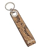 Rindsleder mit hochwertiger Prägung und Print in Schlangenhautoptik