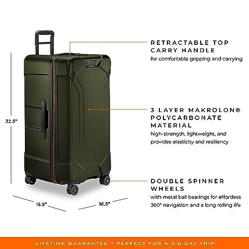 Briggs-Riley-Torq-Hardside-Luggage-Hunter-Checked-X-Large-Trunk-32-Inch