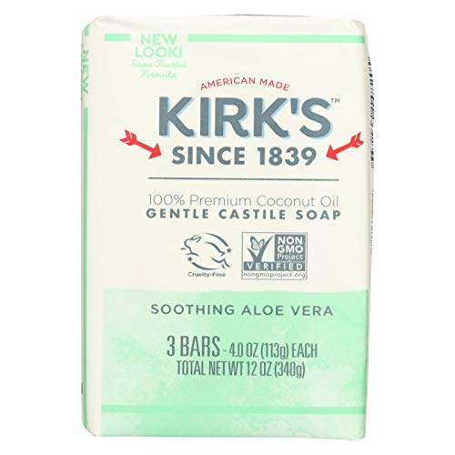 Kirks Soap Bar 3pk Aloe Vra Cst