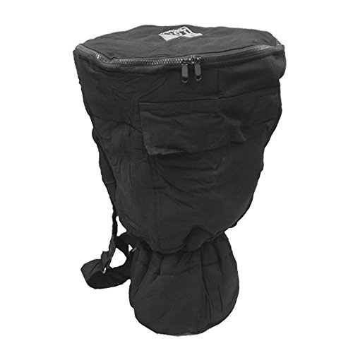 Housse djembe 10 Toca TDBSK-10B sac de transport noir avec sangles dos