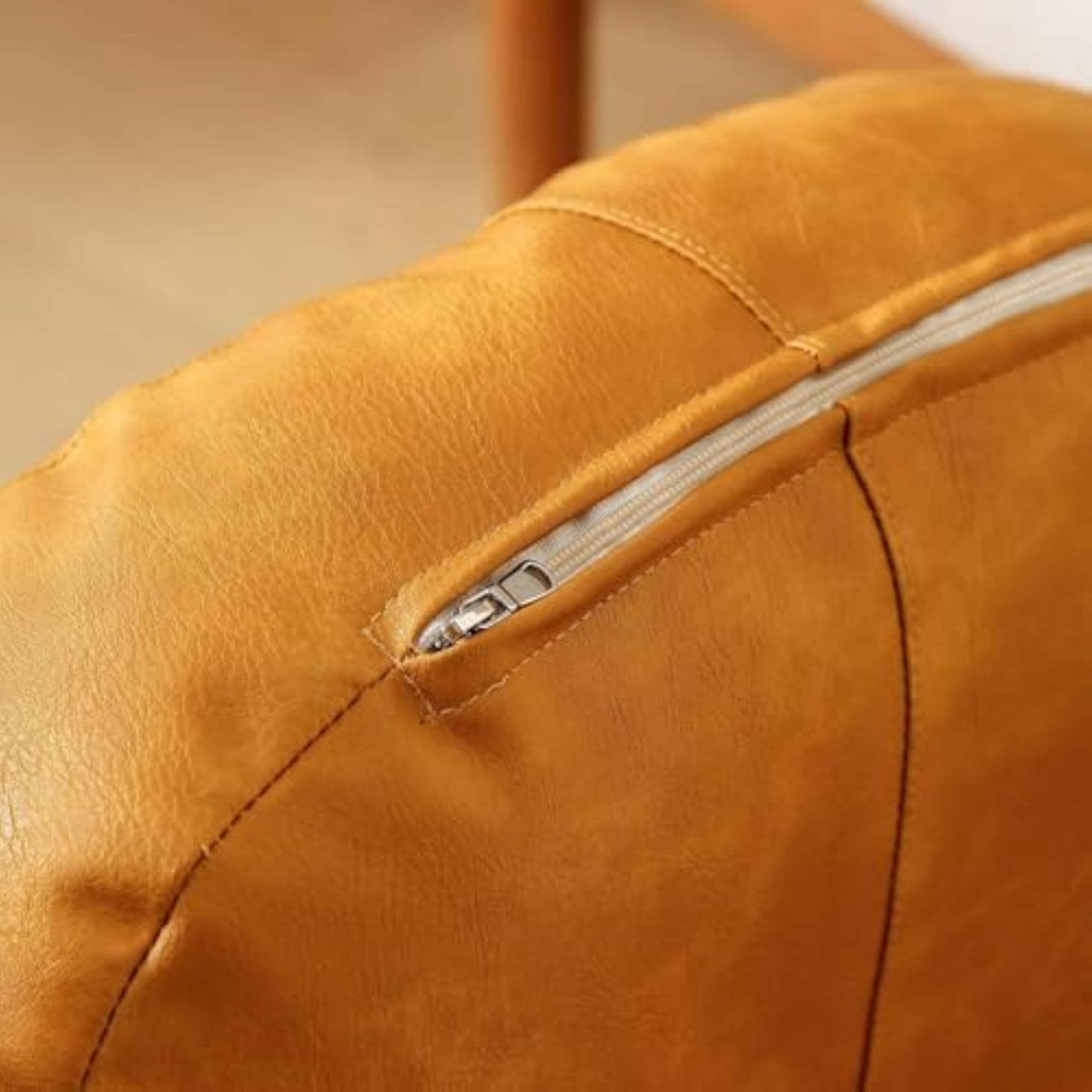 Round Floor Pillow Decorative Ottoman Pouf for Balcony