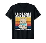 Cute Funny Cat , Coffee Cat lover Outfits