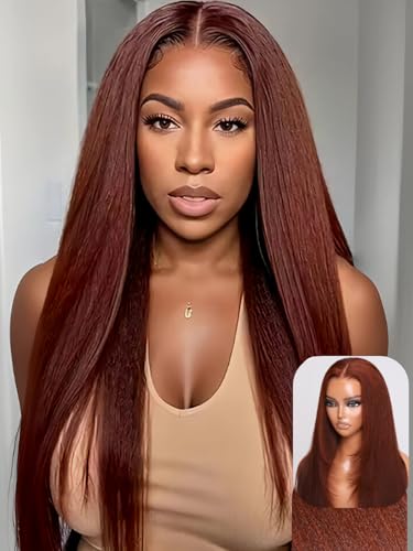 Julia Hair 12A Bye Bye Knots Glueless Wig Reddish Brown