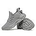Womens Running Tennis Shoes Slip on Walking Fashion Athletic Sneakers Work Gym Comfort Lightweight Mesh Soft Sole Grey