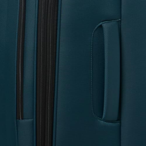 Image of Samsonite Saire LTE Softside Expandable Luggage with Spinner Wheels, Black, 3-Piece Set (Carry On /Medium /Large)