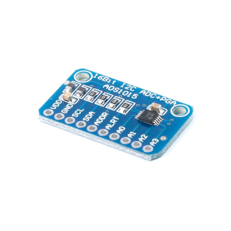 ADS1115 16-Bit 4-Channel I2C ADC Converter with PGA for Arduino Raspberry Pi – Precision Development Board Module