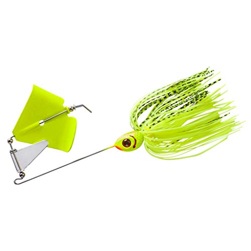 BOOYAH Buzz Buzzbait Bass Fishing Lure, Chartreuse Shad, 1/2 oz