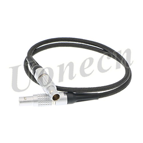 Uonecn Power Cable for Teradek Bond for ARRI Alexa Camera 2 pin Male to Male Flexible Soft Cord 60cm