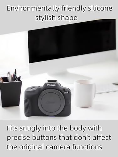 Funda de silicona para cámara Canon EOS R50 negro miniatura 7