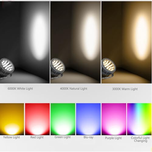 Projecteur LED anti-infiltration IP65 avec spots LED RVB orientables 360°