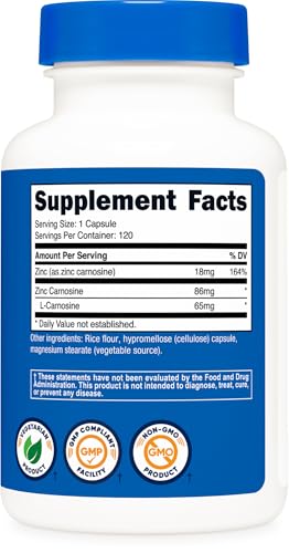 Nutricost Zinc Carnosine Capsules
