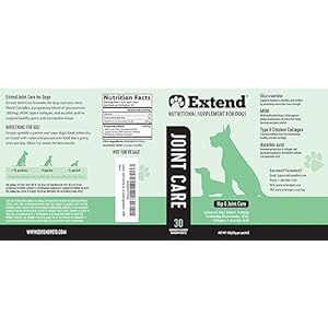 Lengthen Joint Look after Canine – 2 month Provide – Hip and Joint Complement Powder – Glucosamine for Canine – Joint Ache Reduction – MSM – Mobility & Flexibility Assist – Superior Joint Well being – Made in USA