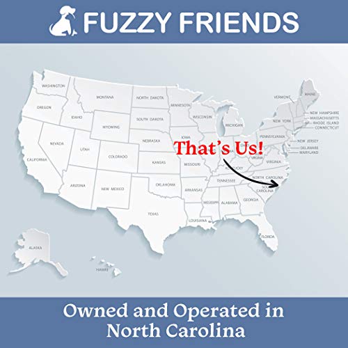 Fuzzy Friends Khaki Hemp Dog Collar. Hypoallergenic Dog Collar Great For Sensitive Skin Or Allergies. 5 Sizes: X-Small, Small, Medium, Large Or X-Large Breeds With No Harsh Dyes Or Chemicals #TOP5