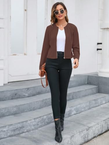 Image of GRECIILOOKS Women Poly Lycra Standard Length Oversized Jacket Korean Style Casual Outerwear | Streetwear Party Jacket with Trendy Loose Fit (Available in Plus Size)