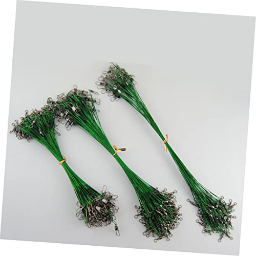 Sosoport 100pcs Hilo de Pesca de Acero Resistente miniatura 7