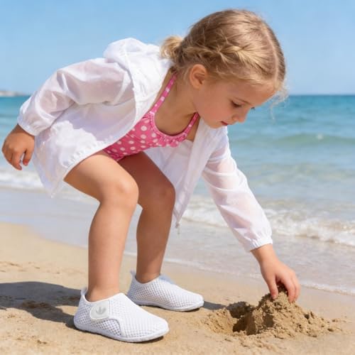 Image of FEETCITY Baby Boys Girls Water Sport Shoes Barefoot Kids Aqua Socks Quick-Dry Beach Swim Pool Shoes