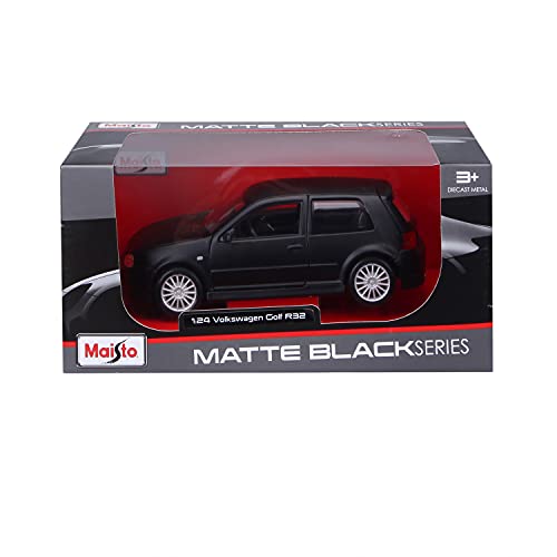 Maisto 531290M VW Golf R32 1:24 Scale Model car, matt Black - Image 4