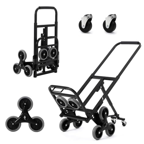 Carrito sube escaleras plegable con 10 ruedas 330 lbs miniatura 1