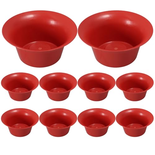 COOPHYA 10pièces Pot De Fleurs De Cimetière Plastique Support Floral Pratique pour Arrangements Funéraires pour Décorations Commémoratives Et Visites Au Tombeau