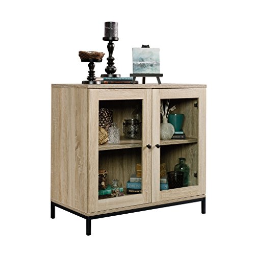 Sauder 420035 North Avenue Display Cabinet, For Tvs Up To 32", Charter Oak Finish & Sauder North Avenue Coffee Table, Charter Oak Finish #TOP2