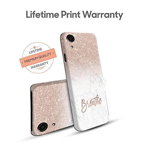 Image of COLORflow Back Cover Compatible with Samsung Galaxy A03 Core | (Best for Girls) Quotes (Breathe) Marble | Designer Printed Hard CASE Bumper Back Cover Compatible with Samsung Galaxy A03 Core