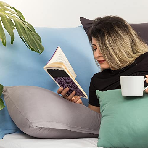 Livessa Set di 2 federe 40 x 40 cm, in 100 cotone