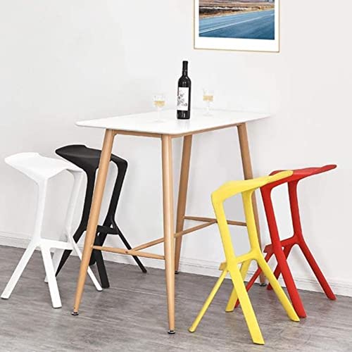 Tabouret de comptoir en plastique injecté haute résistance avec dossier bas - 3