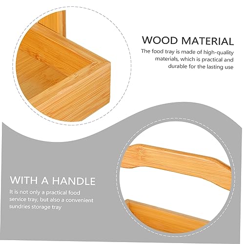 Bandeja de Servicio de Madera Bamboo Versátil miniatura 4