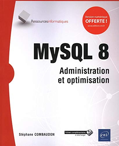 livre MySQL 8 - Administration et optimisation