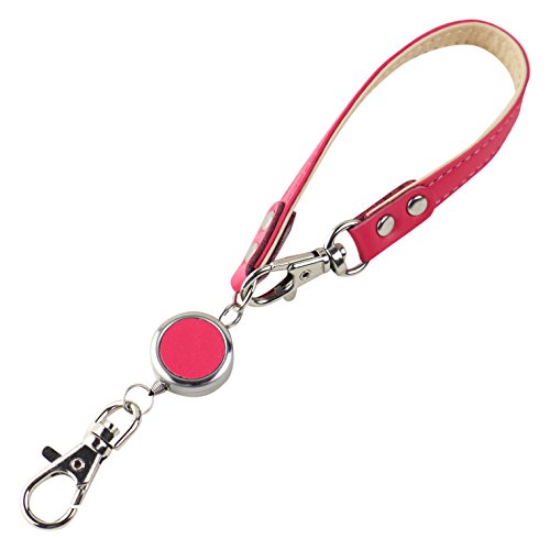 スリップオン リール付きマルチストラップAL ノワール 革 ピンク NSL-1802