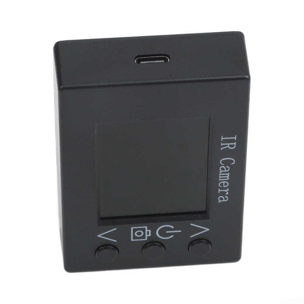 MLX90640 Termómetro infrarrojo con cámara termográfica LCD de 1.8 pulgadas -40 ~ 300 ° C tipo C recargable para detección de fugas automotriz HVAC industrial