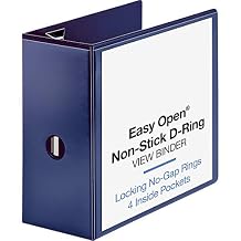 Business Source Ring Binder, Navy Or Navy Blue 26978
