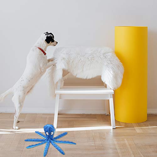 1 peça de brinquedo de pelúcia de cão polvo gato brinquedo sonoro de resistência à mordida de cachor